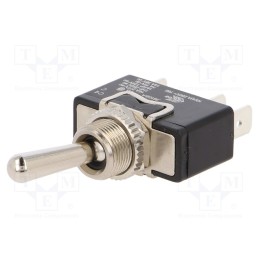 1 pcs x BULGIN - C3910BA - Switch: toggle, Pos: 2, SPDT, ON-ON, 10A/250VAC, Toggle: round, 100mΩ