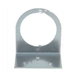 Oil pressure gauge mounting bracket hole