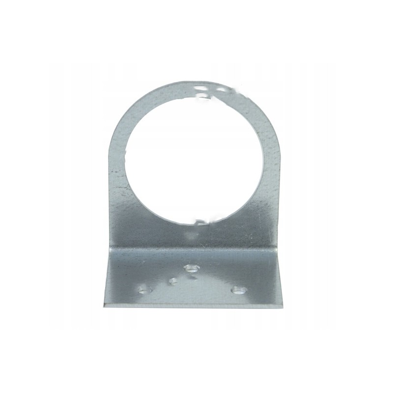 Oil pressure gauge mounting bracket hole