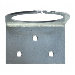 Oil pressure gauge mounting bracket hole