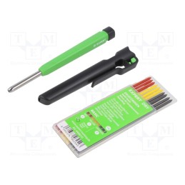1 set x EXPERT - 8482202 - Pencil, automatic, Kit: touch pen, red,graphite,yellow
