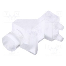 5 pcs x BIVAR - SLP3-150-100-F - Fiber for LED, Ø3mm, Front: flat, angular,with PCB mounting