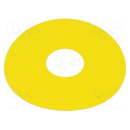 1 pcs x EAO - 45-50J.1400 - Description label, 45, 75mm, plastic, Body: yellow