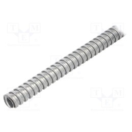 50 m x HELLERMANNTYTON - 166-30120 - Protective tube, Size: 25, zinc-plated steel,galvanised steel