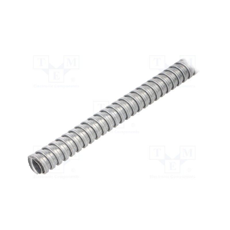 50 m x HELLERMANNTYTON - 166-30120 - Protective tube, Size: 25, zinc-plated steel,galvanised steel