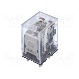 1 pcs x OMRON - LY2 24VDC - Relay: electromagnetic, DPDT, Ucoil: 24VDC, Icontacts max: 10A