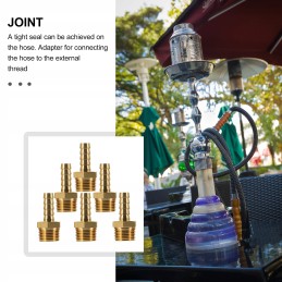 Hose repair kit, PEX connector, crimped brass connectors