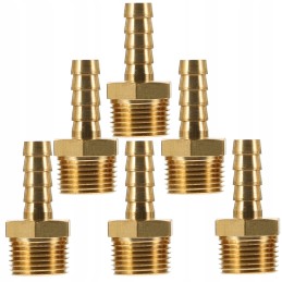 Hose repair kit, PEX connector, crimped brass connectors