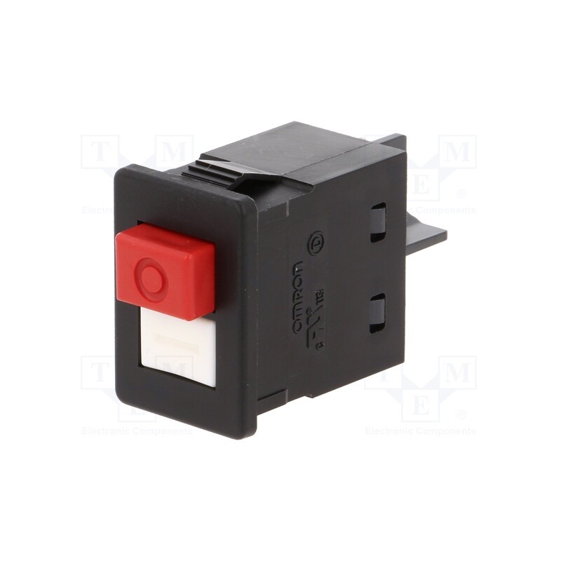 1 pcs x OMRON OCB - A8NS-3162 - Switch: push-button, Pos: 2, SPST, 16A/250VAC, OFF-ON, Illumin: none