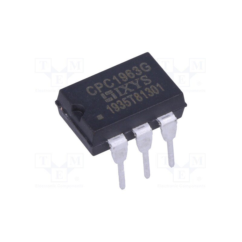 1 pcs x IXYS - CPC1963G - Relay: solid state, Icntrl max: 50mA, 500mA, max.600VAC, THT, DIP6
