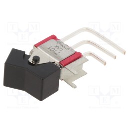 1 pcs x C&K - 7101J1AV2QE2 - ROCKER, SPDT, Pos: 2, ON-ON, 2A/250VAC, 5A/28VDC, Rcont max: 10mΩ