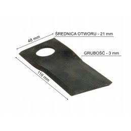 Claas right mower blade 105873 0 1058730 52510587