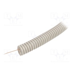 50 m x PAWBOL - 6161A-50P - Protective tube, Size: 20, PVC, black, L: 50m, with pilot wire, 320N