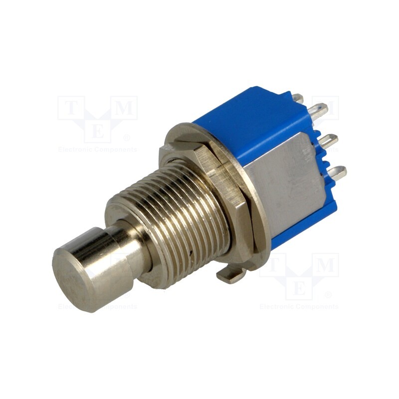 1 pcs x APEM - 8646A5X933 - Switch: push-button, Pos: 2, DPDT, 3A/250VAC, 4A/30VDC, ON-ON, IP40