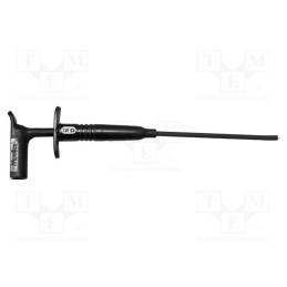 1 pcs x MUELLER ELECTRIC - BU-20433-0 - Clip-on probe, hook type, 1A, black, Contacts: steel, 1kV, 190mm