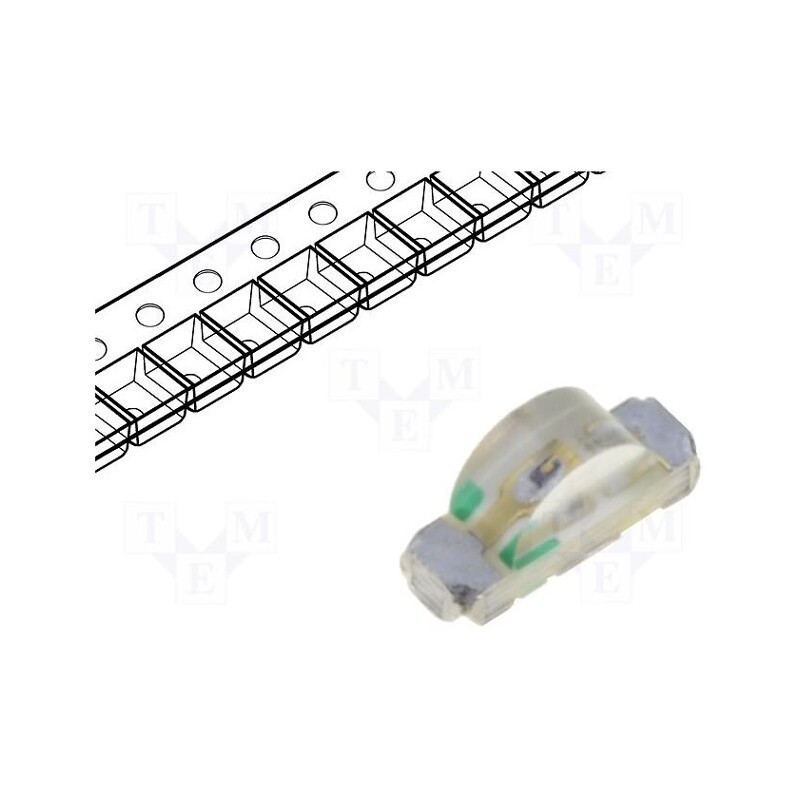 2 pcs x KINGBRIGHT ELECTRONIC - KPA-3210MGC - LED, SMD, 1304, green, 36÷80mcd, 3.2x1.5x1mm, 120°, 2.1÷2.5V, 20mA