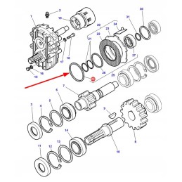 3901953m1 PTO clutch seal ring
