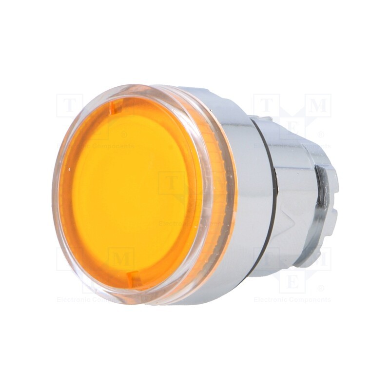 1 pcs x SCHNEIDER ELECTRIC - ZB4BW35 - Switch: push-button, 22mm, Stabl.pos: 1, orange, ZBV6, IP66, flat