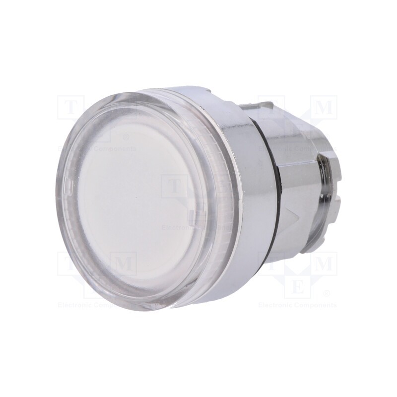 1 pcs x SCHNEIDER ELECTRIC - ZB4BW37 - Switch: push-button, 22mm, Stabl.pos: 1, transparent, ZBV6, IP66