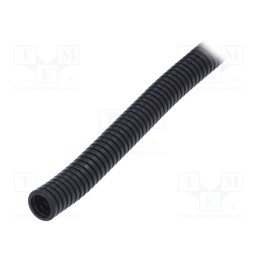 50 m x PMA - PISG-17B - Protective tube, Size: 17, polyamide 12, black, L: 50m, -50÷95°C