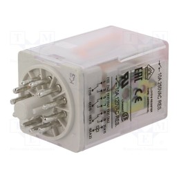 1 pcs x RELPOL - R15-2013-23-5110-WTL - Relay: electromagnetic, 3PDT, Ucoil: 110VAC, Icontacts max: 20A