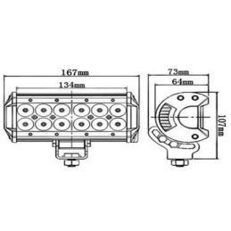Promo led panel halogen lamp 36w 3600lm cree
