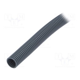 50 m x PMA - PCLT-17S - Protective tube, Size: 17, polyamide 6, grey, L: 50m, -50÷105°C, PCL