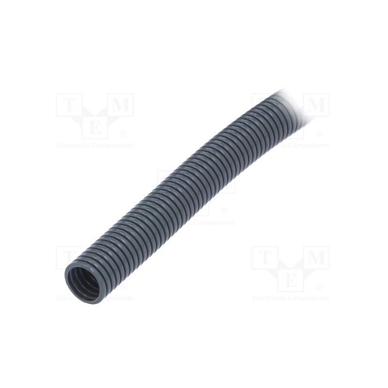 50 m x PMA - PCLT-17S - Protective tube, Size: 17, polyamide 6, grey, L: 50m, -50÷105°C, PCL