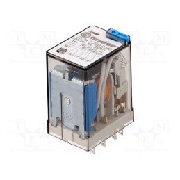 1 pcs x FINDER - 55.34.9.220.0040 - Relay: electromagnetic, 4PDT, Ucoil: 220VDC, Icontacts max: 15A