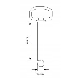 Tag drawbar pin s 404