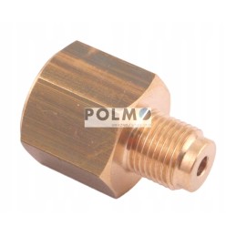 Manometric connector, external thread g1 8 internal m1
