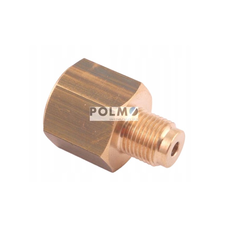 Manometric connector, external thread g1 8 internal m1