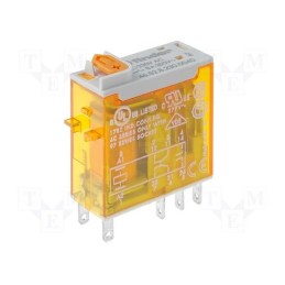 1 pcs x FINDER - 46.52.8.024.0040 - Relay: electromagnetic, DPDT, Ucoil: 24VAC, Icontacts max: 15A