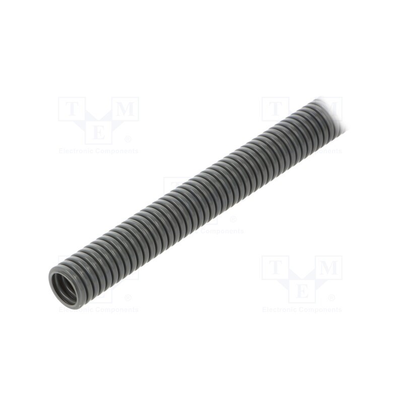 50 m x PMA - PCLT-10S - Protective tube, Size: 10, polyamide 6, grey, L: 50m, -50÷105°C, PCL