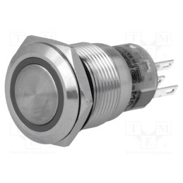 1 pcs x ONPOW - LAS1-AGQ-11E/B/24V - Switch: vandal resistant, Pos: 2, SPDT, 0.5A/220VAC, 1A/24VDC, IP67