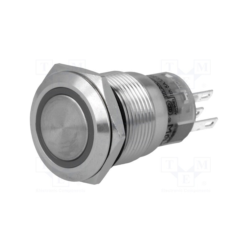 1 pcs x ONPOW - LAS1-AGQ-11E/B/24V - Switch: vandal resistant, Pos: 2, SPDT, 0.5A/220VAC, 1A/24VDC, IP67