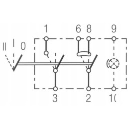 Hella 6rh0078324 combined rocker switch