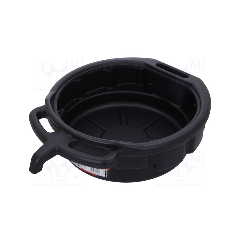 1 pcs x YATO - YT-0717 - Oil drain pan, polyetylene, 15l