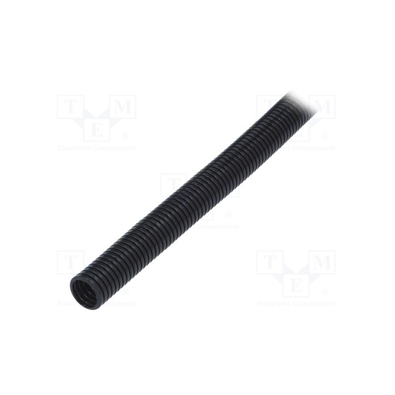 50 m x PMA - PCLT-07B - Protective tube, Size: 7, polyamide 6, black, L: 50m, -50÷105°C, PCL