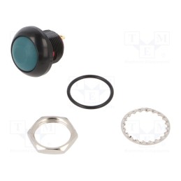 1 pcs x KNITTER-SWITCH - DPW 1 BG D2P G - Switch: push-button, Pos: 2, SPST-NC, 0.5A/48VAC, 0.2A/50VDC, IP67