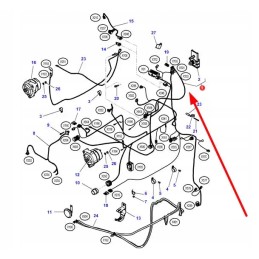 4357874m93 electrical harness