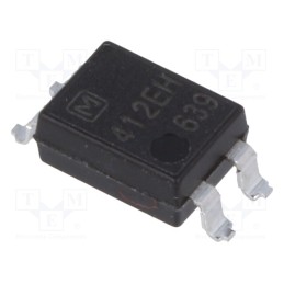 1 pcs x PANASONIC - AQY412EHA - Relay: solid state, Icntrl max: 3mA, 550mA, max.60VAC, max.60VDC
