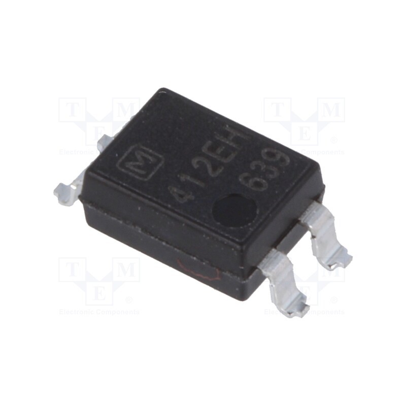 1 pcs x PANASONIC - AQY412EHA - Relay: solid state, Icntrl max: 3mA, 550mA, max.60VAC, max.60VDC