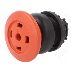 1 pcs x EATON ELECTRIC - M22S-DP-R-X - Switch: push-button, 22mm, Stabl.pos: 1, red, none, IP67, mushroom