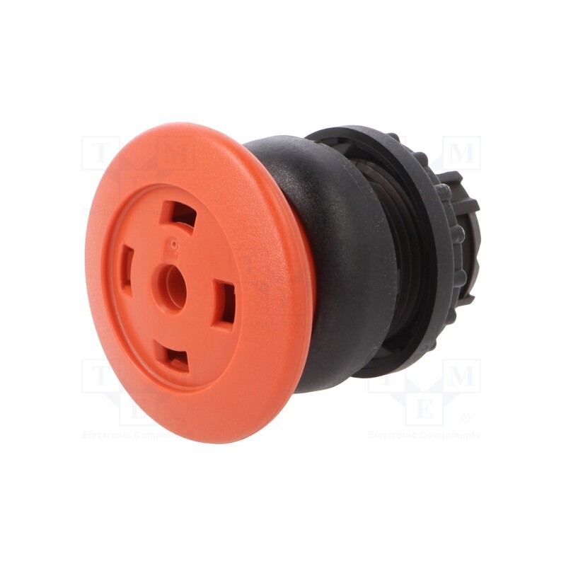 1 pcs x EATON ELECTRIC - M22S-DP-R-X - Switch: push-button, 22mm, Stabl.pos: 1, red, none, IP67, mushroom