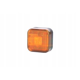 Square marker lamp with LED reflector