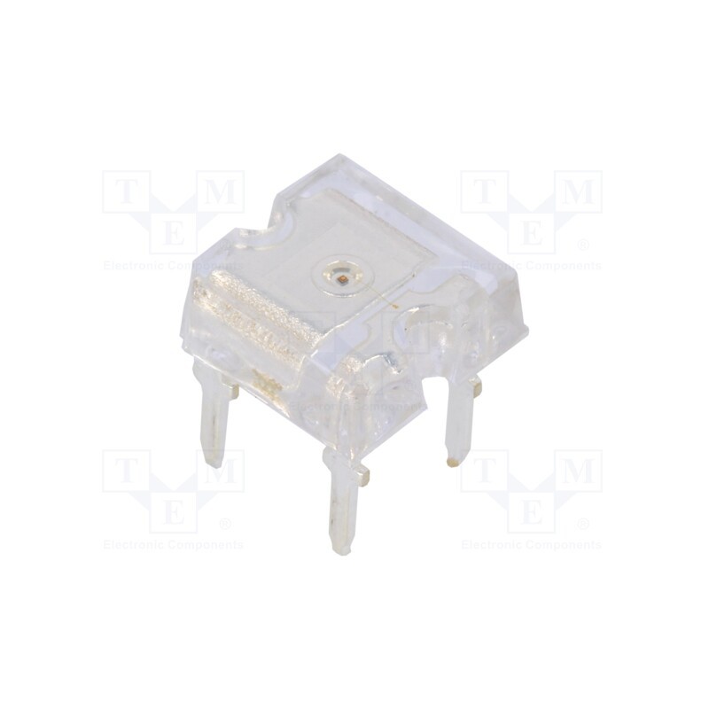 2 pcs x OPTOSUPPLY - OSO5PAZ3K1D - LED Super Flux, 7.62x7.62mm, orange, 750÷1000mcd, 180°, 50mA