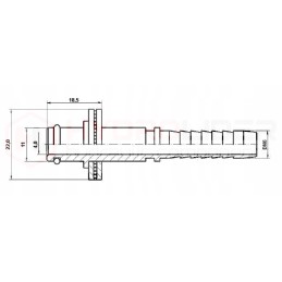 Karcher straight rotating lance, dn6 hose