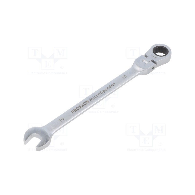 1 pcs x PROXXON - 23047 - Wrench, combination spanner,with joint, 10mm, MicroSpeeder
