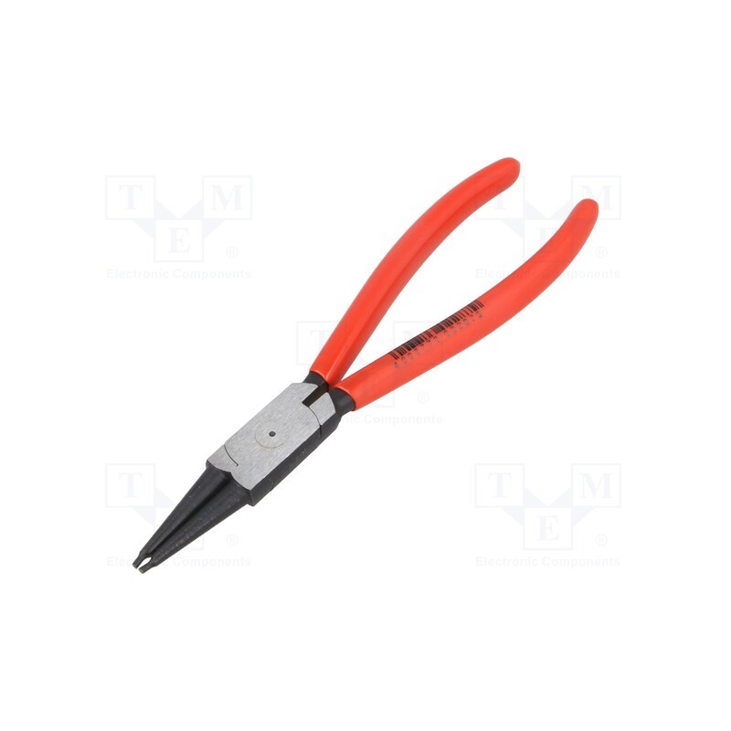 1 pcs x KNIPEX - 44 11 J2 - Pliers, for circlip, internal, 19÷60mm, Pliers len: 180mm